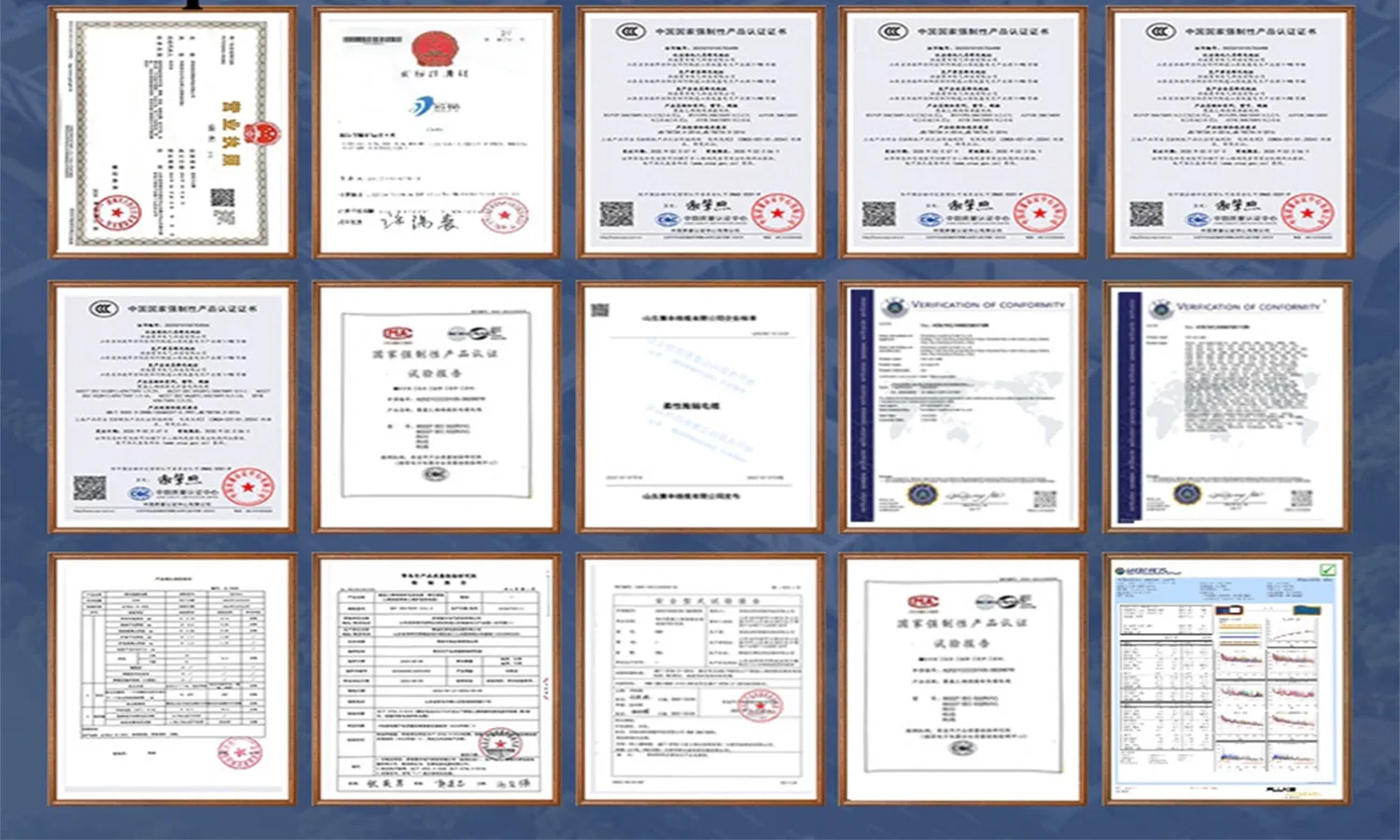Certificados de Qualidade