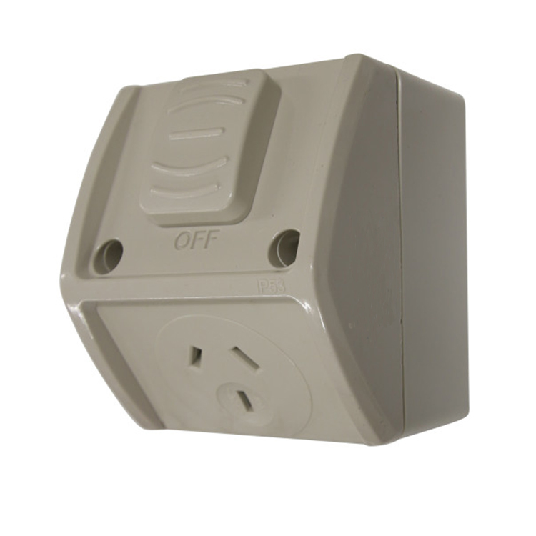 Isolador de Carga Impermeável 3 Polo 30A Interruptor Isolador Clipsal à Prova de Tempo
