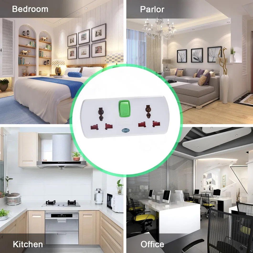 Adaptador de Tomada Multi Internacional com Interruptor