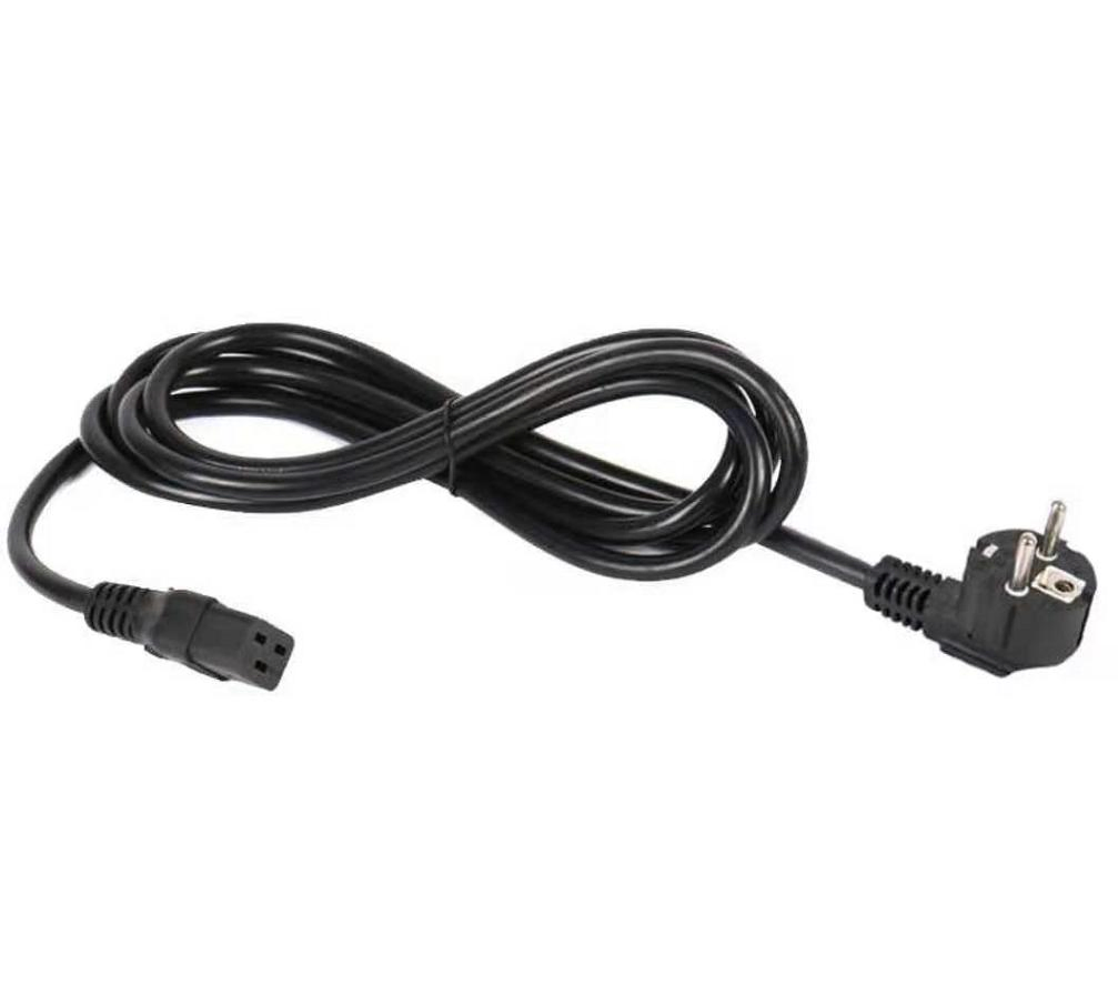 Padrão VDE 3 Núcleos 0.75mm2 1mm2 1.5mm2 Cabo de Alimentação Euro Europeu para Conector IEC 19