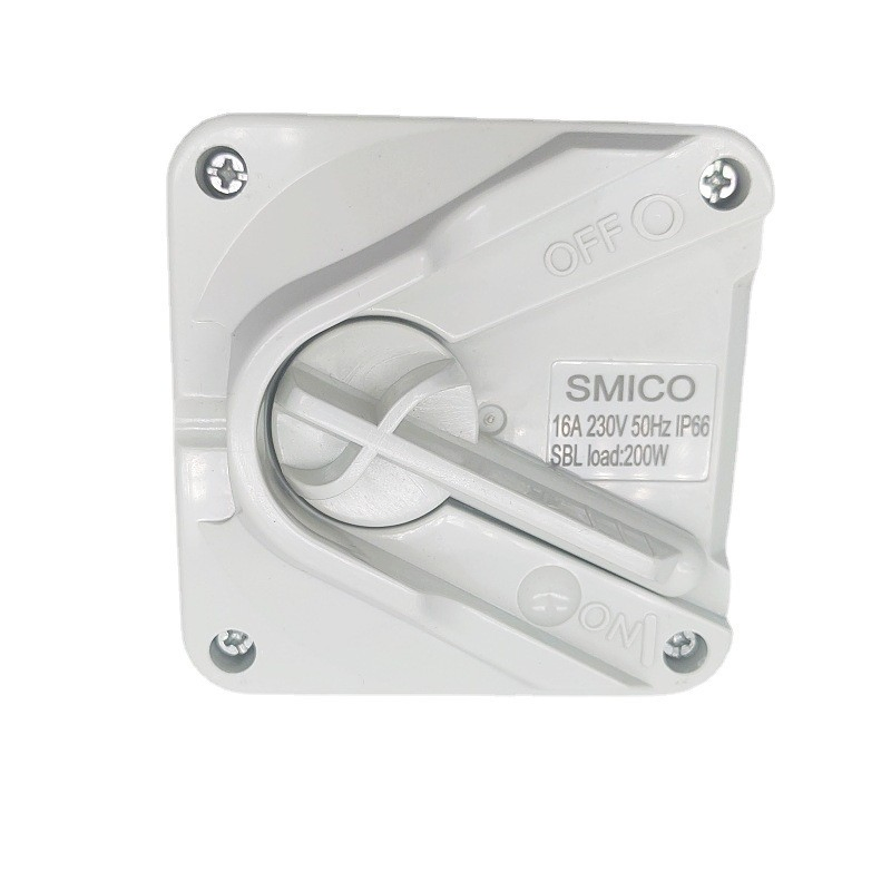 Interruptor Isolador à Prova d'Água Interruptor Mini Isolador 1p 16A Interruptor Isolador à Prova d'Água