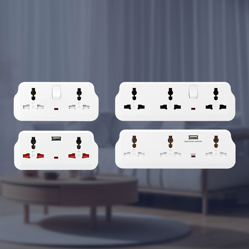 Adaptador de Plugue Multi Universal 3 para Socket UK 3 Camadas Tanzânia