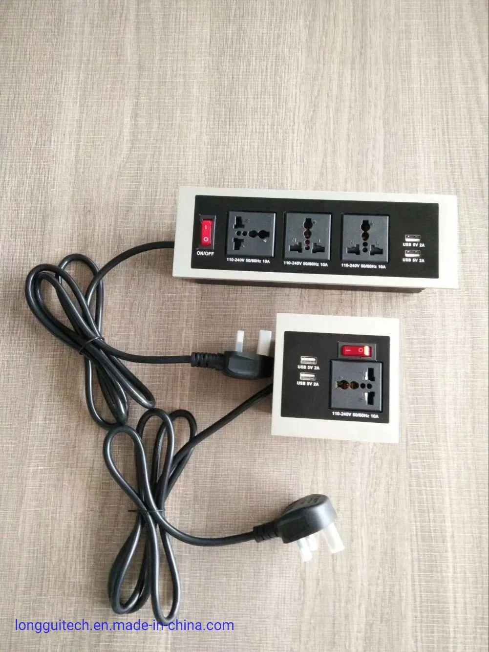 Placa de Parede com Soquete USB de Carregamento Rápido Lgt-Ws 04