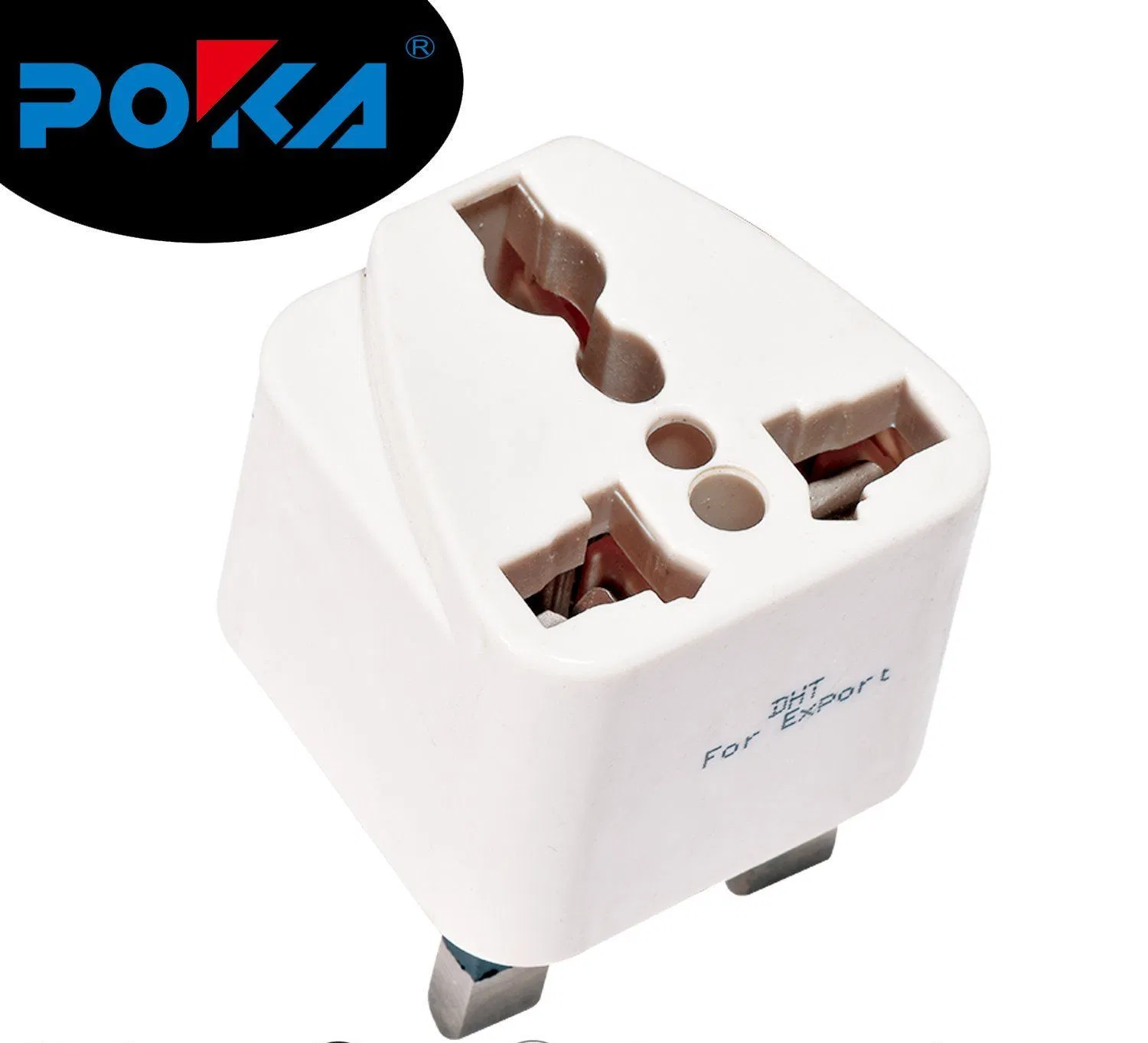 Adaptador de Plugue Multi Socket do Reino Unido para Viagens Pequeno