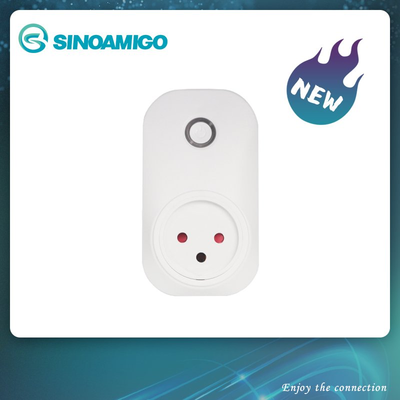 Sinoamigo Controle Remoto Inteligente WiFi Plugue Inteligente