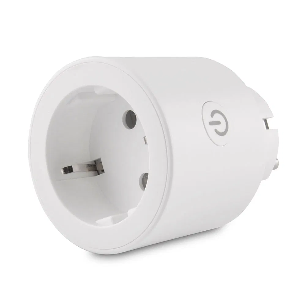 Tipo da UE 16A Tomada Inteligente WiFi Tuya com Controle de Voz Monitor de Potência Consumo de Energia