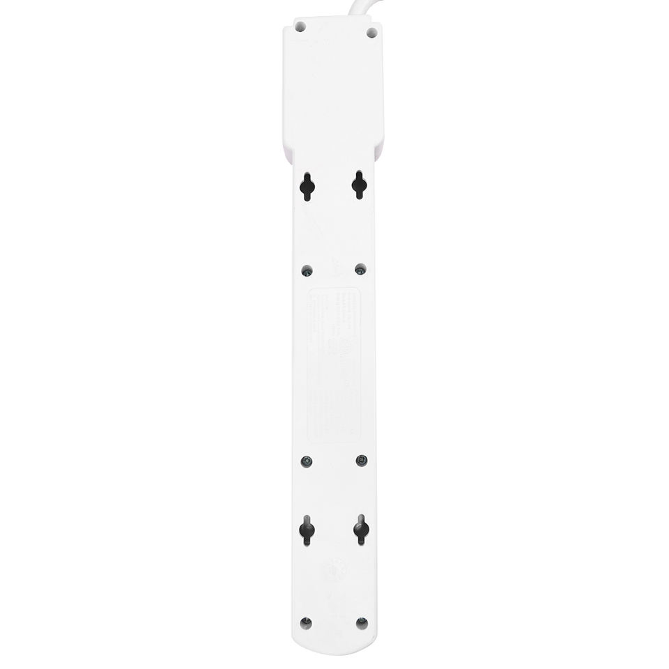Protetor de Surto Americano 6 Tomada AC com Portas de Carregamento USB Extensão Personalizada de Filtro de Linha
