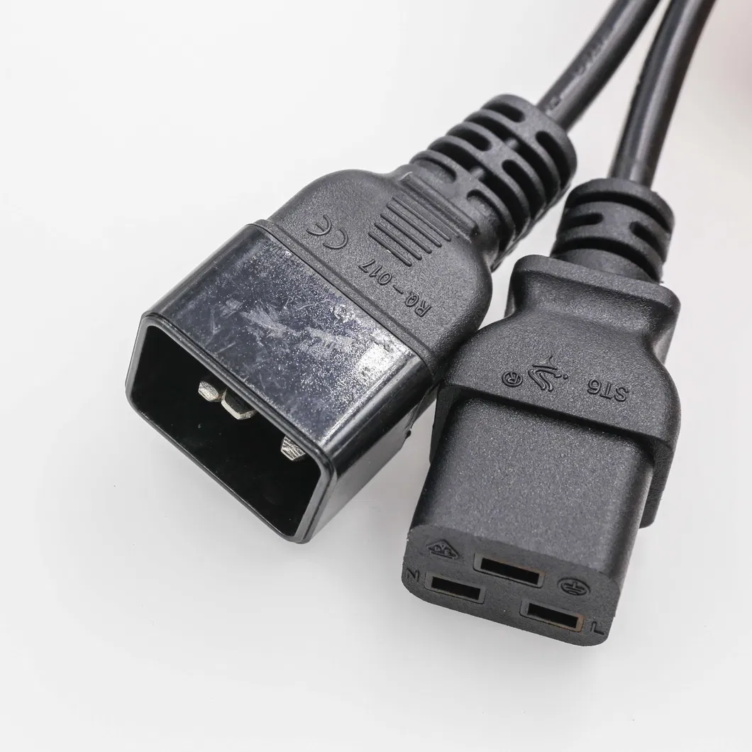 Conector IEC Reprogramável com Fechadura C13 C14 C15 C19 C20 C21