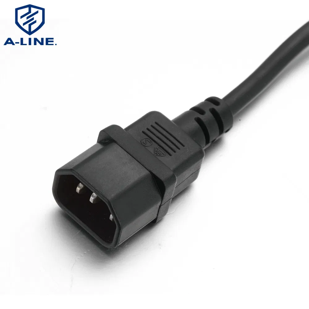 Cabo de Alimentação Conector aprovado pela VDE Europeu 10A 250V IEC C13 e C14