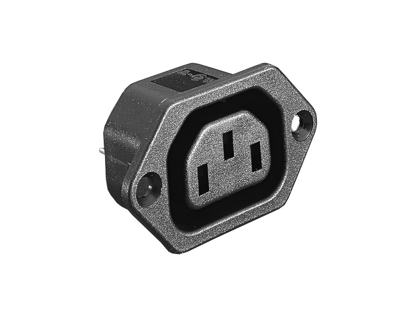 3pin 250VAC 10A IEC 60320 C13 Conector de Tomada de Energia AC IEC