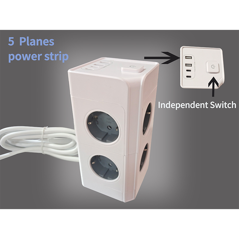 Carregamento Rápido Boa qualidade Alta Potência 3680W Régua de Energia Personalizada