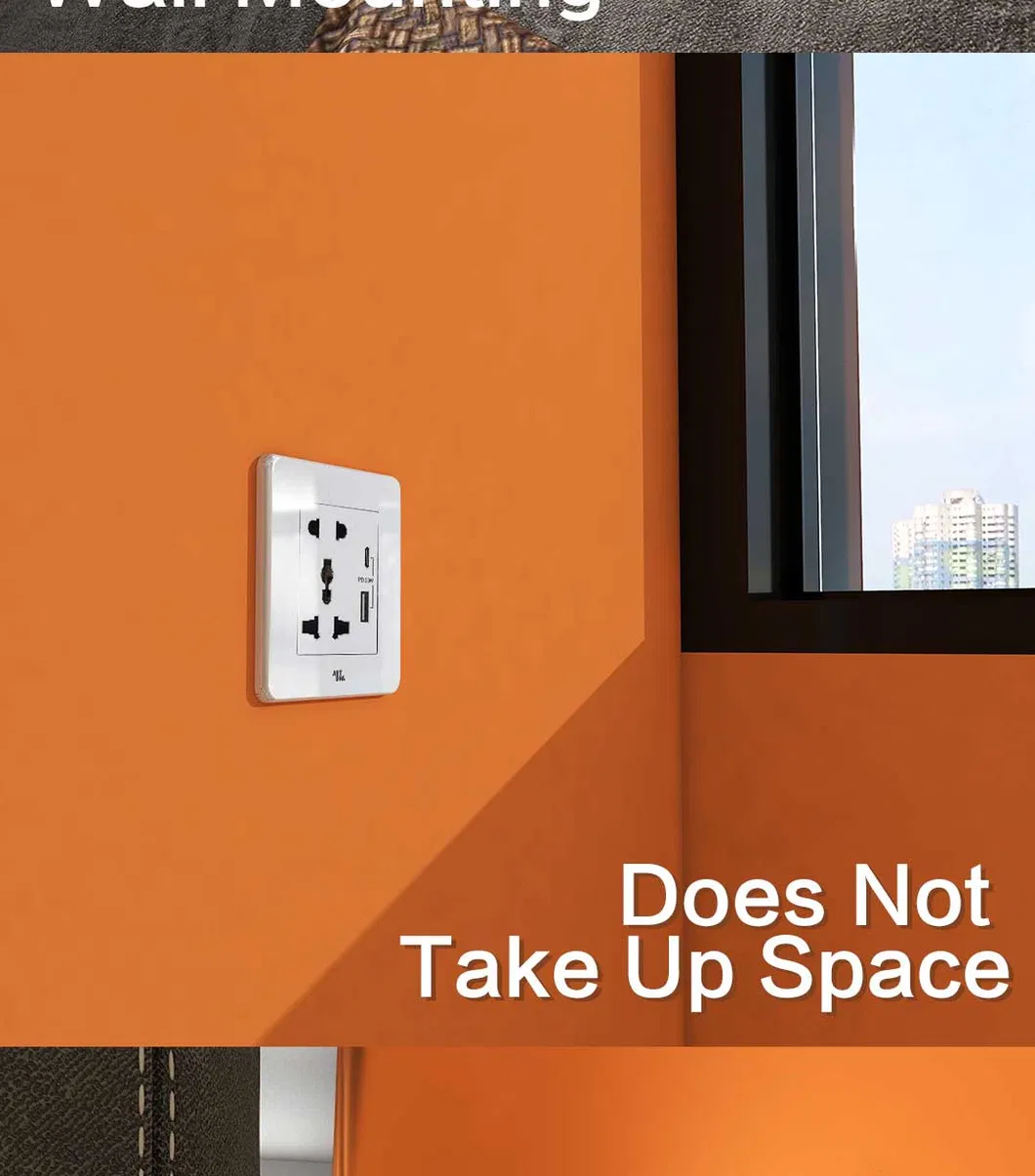 Tomada Universal com Portas USB para Acesso Fácil