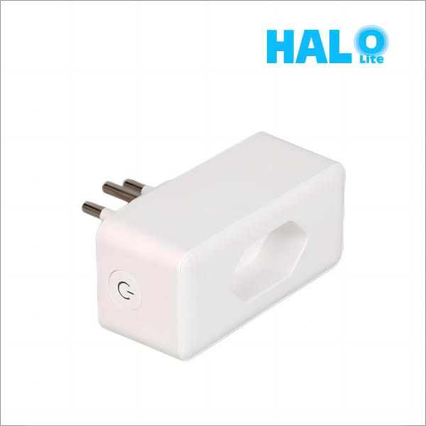 Plugue Inteligente Halolite Brasil com Controle de Medição de Energia pelo APP da Tuya ou Smart Life e Controle por Voz Google Amazon Alexa