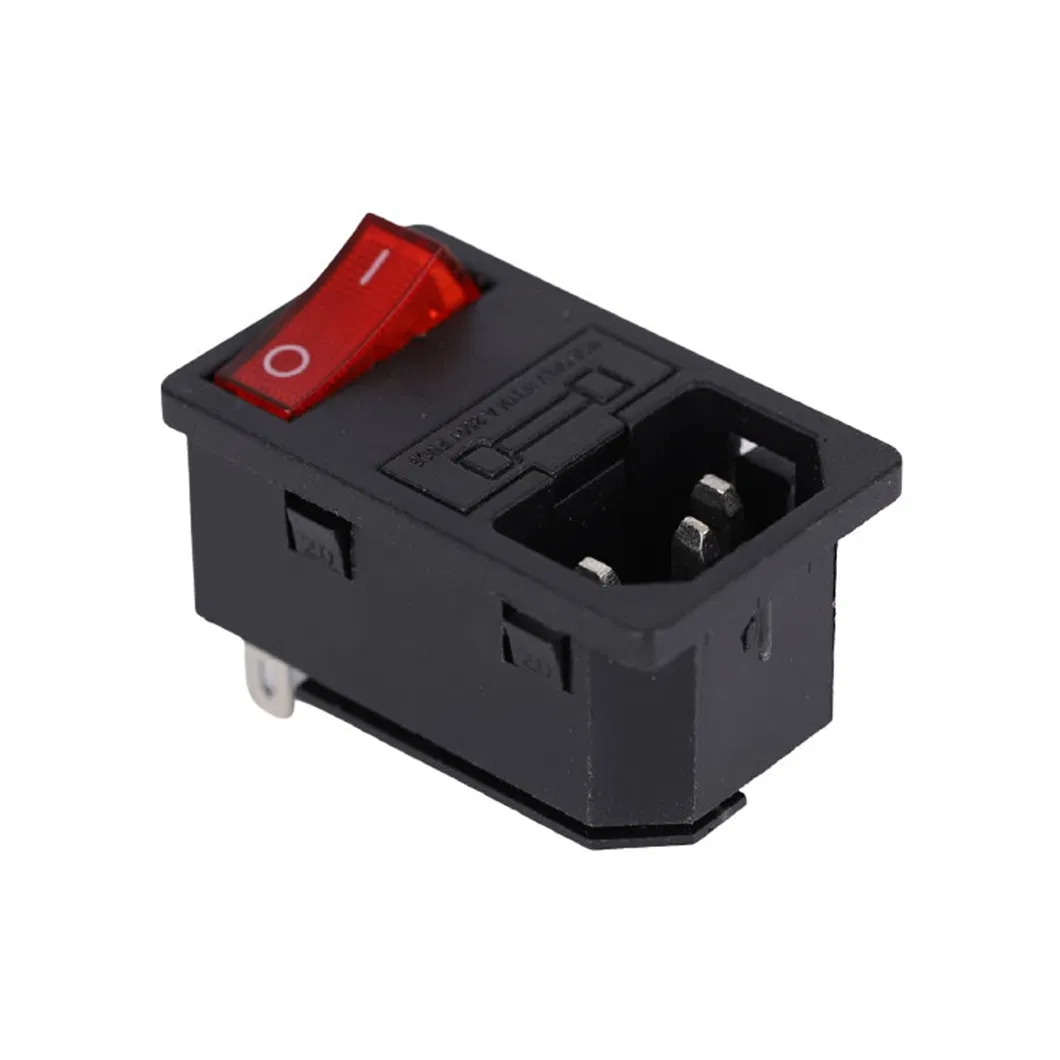 10A 250V Conector de Energia Fêmea Macho Preto IEC C13 C14 Plugue 3 Soquete AC C13 Conector Macho