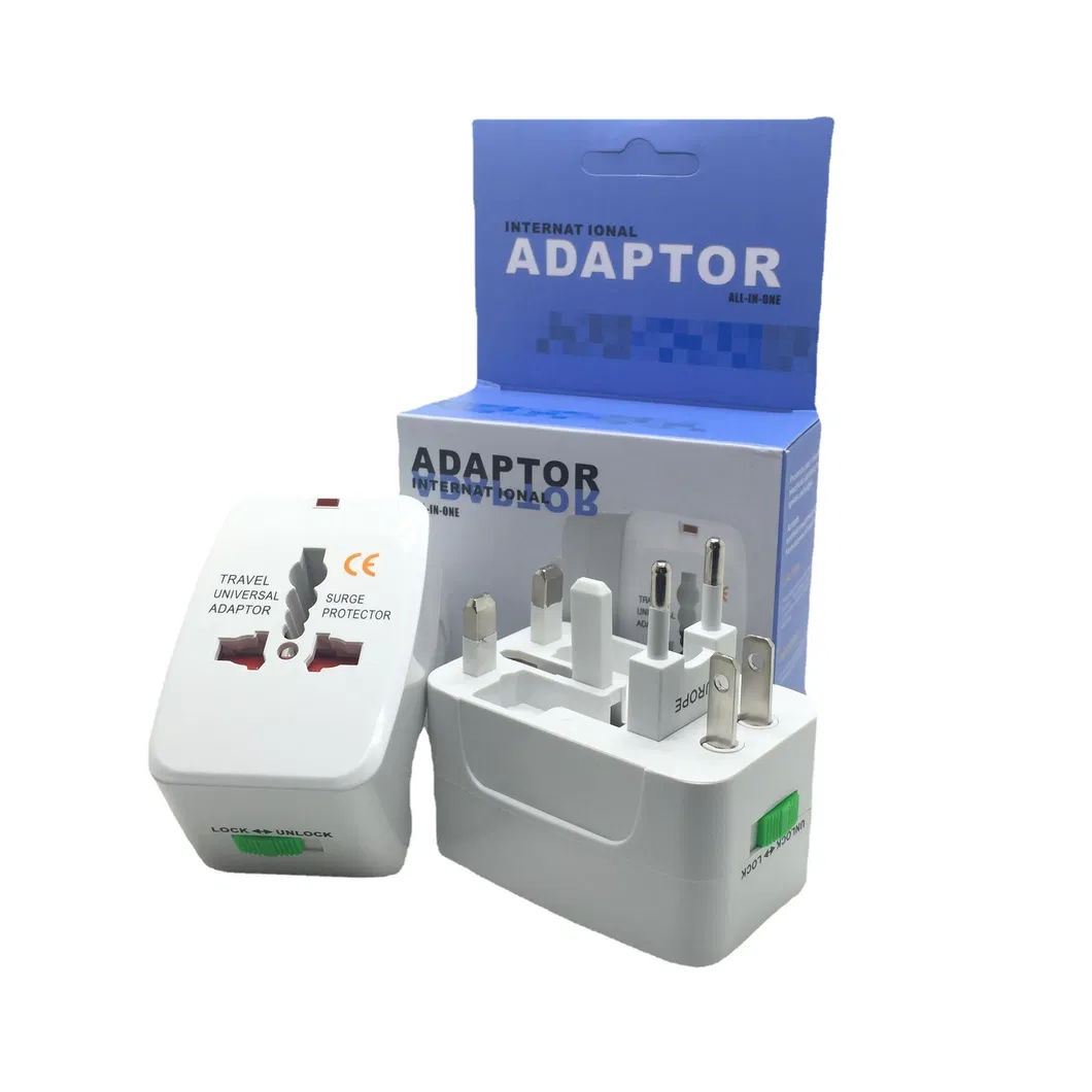 Melhores Vendas Mundialmente Carregador Presente Promocional Adaptadores de Viagem Adaptador Universal Adaptador de Viagem Plugue Internacional Plugues e Tomadas Elétricas