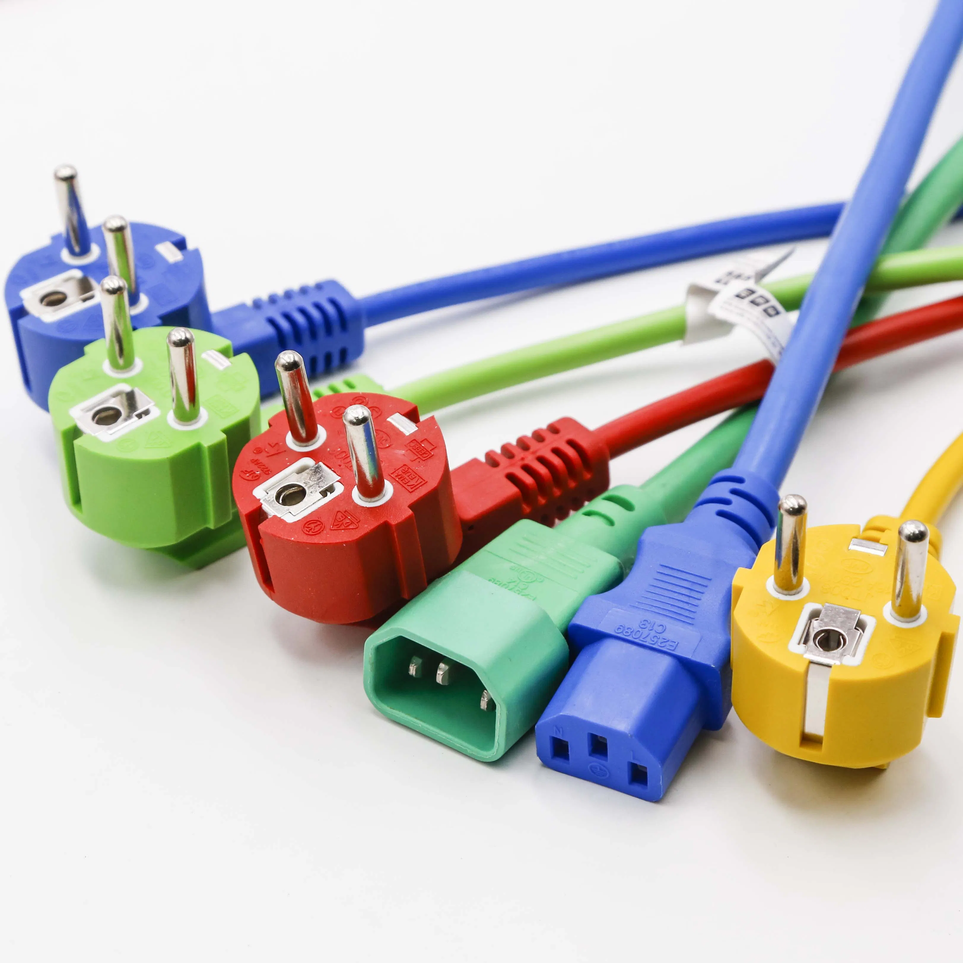 220V Aprovação VDE 3 Pinos IEC C19 C20 para C13 C14 Conector