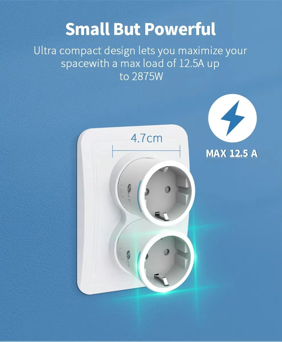 Plugue WiFi Inteligente Tuya para Automação Residencial com Controle por Voz