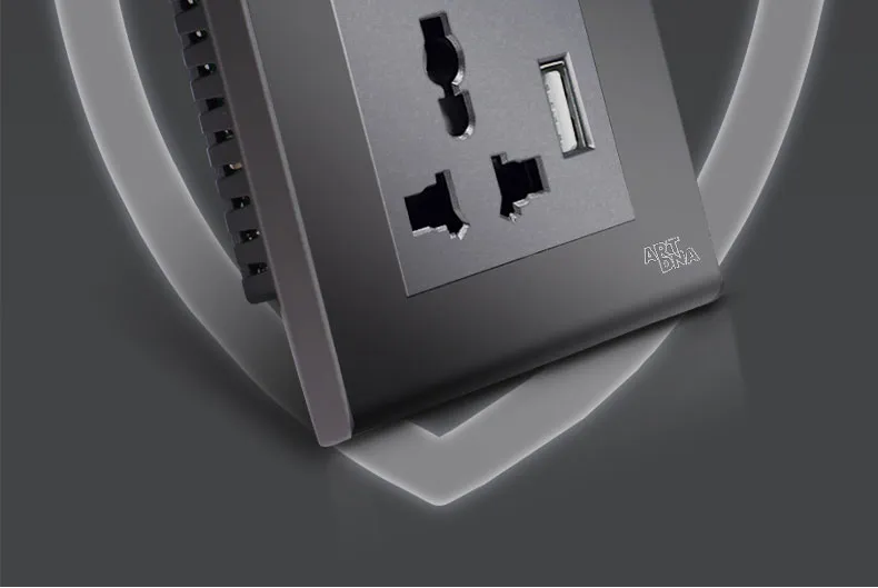 Tomadas Elétricas Inteligentes com Portas de Carregamento USB Duplas