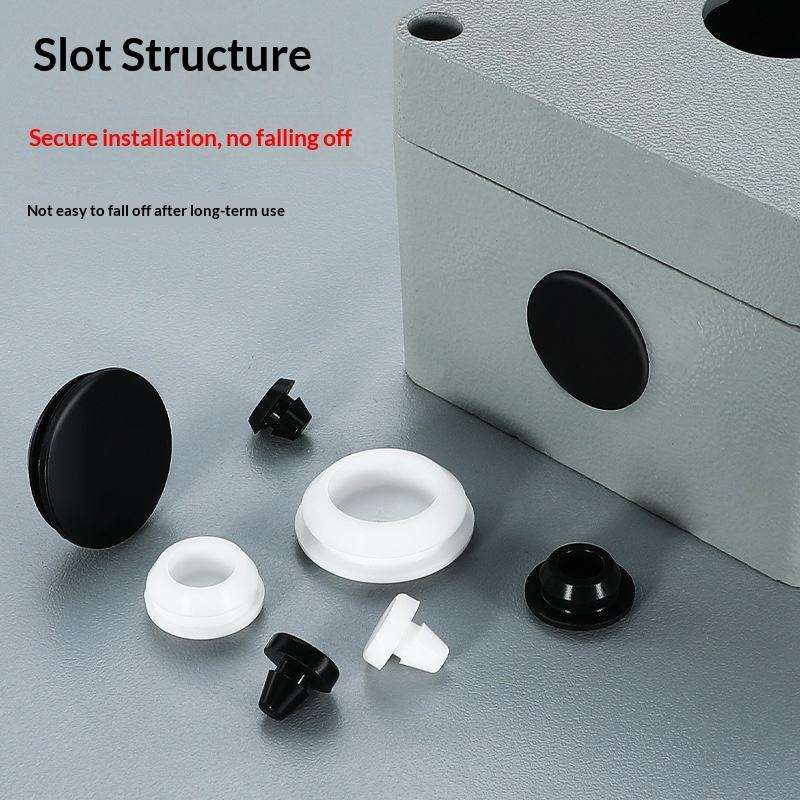 Plugues de Silicone de Grau Industrial, Tampas de Vedação Resistentes a Óleo para Máquinas e Painéis de Controle