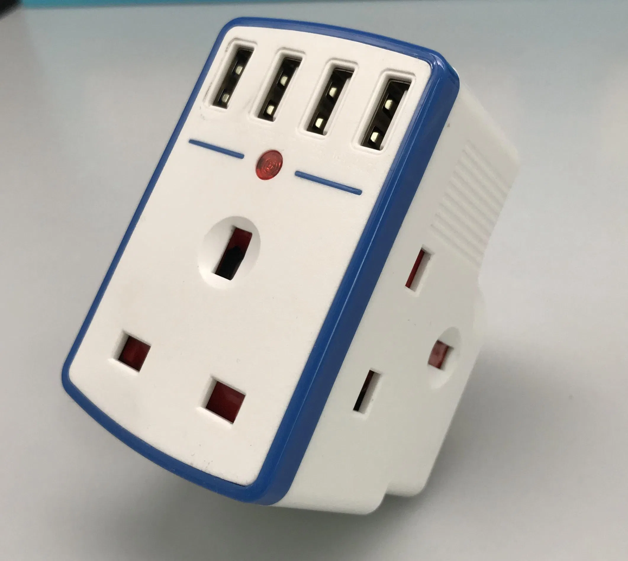 Adaptador de Carregador de Bateria USB para Laptop Móvel com Tomada Multi UK