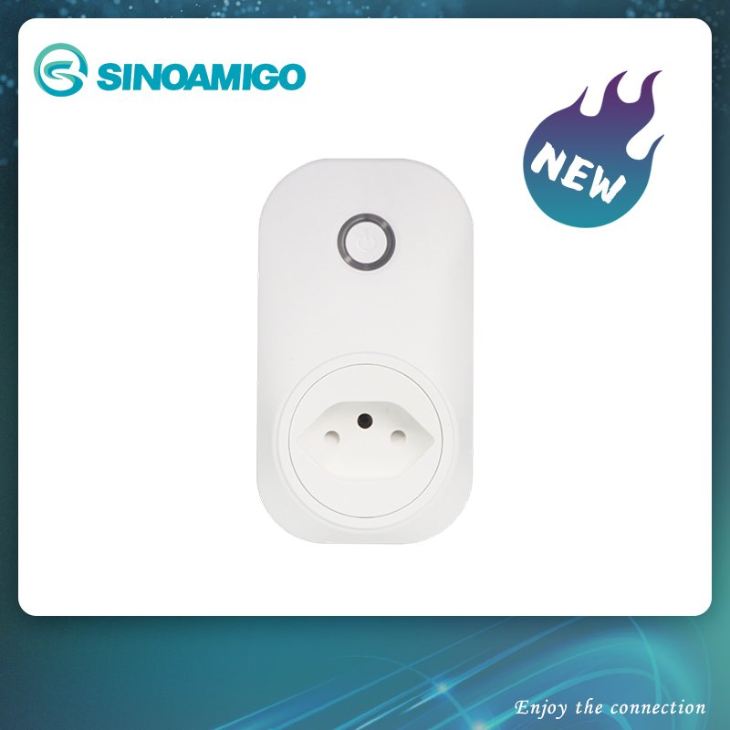 Sinoamigo Controle Remoto Inteligente WiFi Plugue Inteligente
