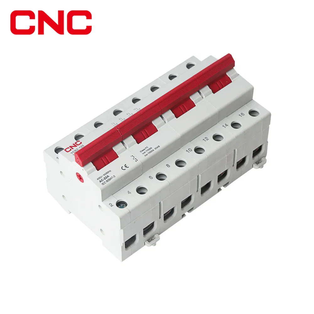63A 80A 100A Isolador à Prova d'Água de Alta Tensão Isolador Modular à Prova de Intempéries 125A Interruptor de Comutação