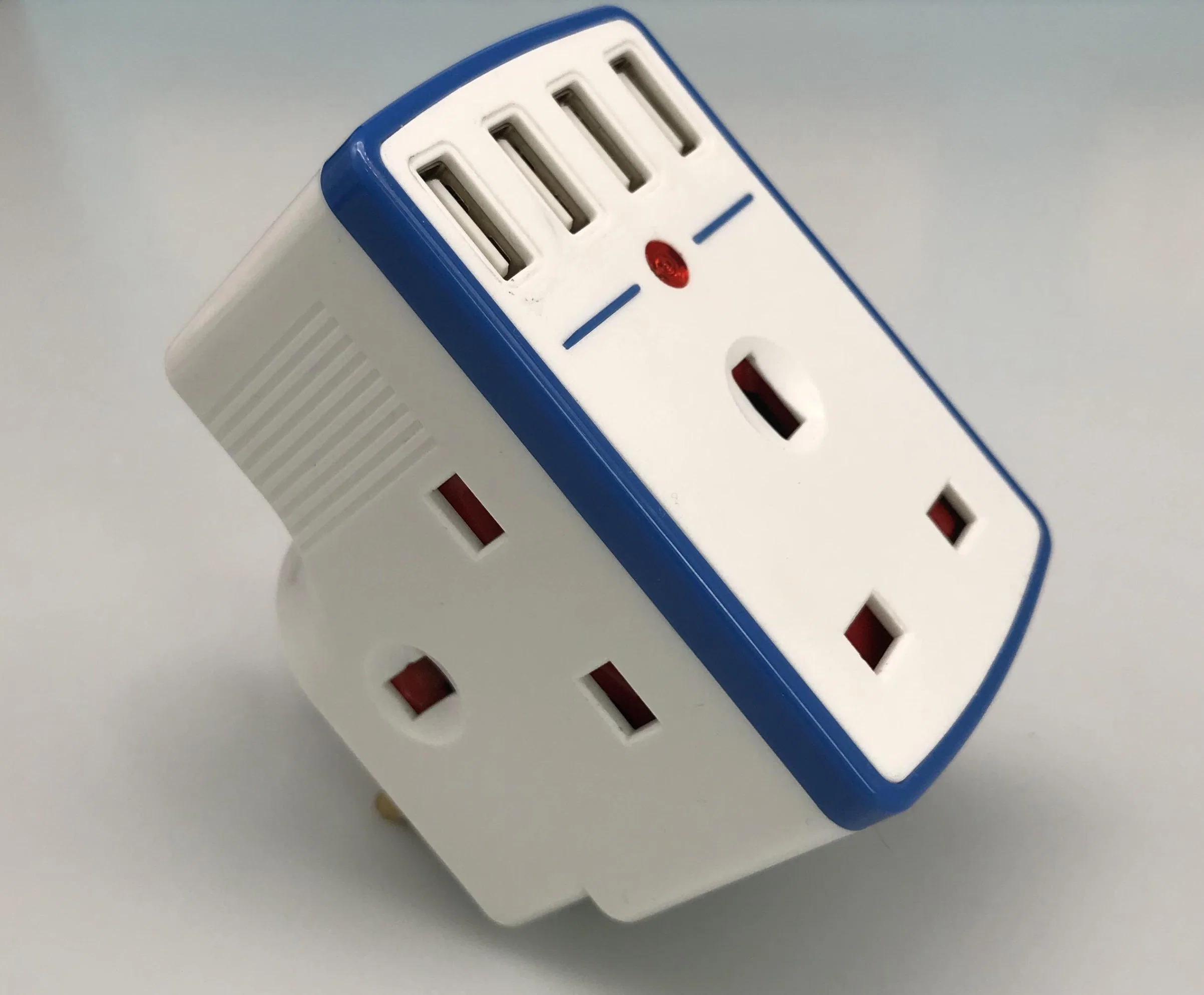 Adaptador de Carregador de Bateria USB para Laptop Móvel com Tomada Multi UK