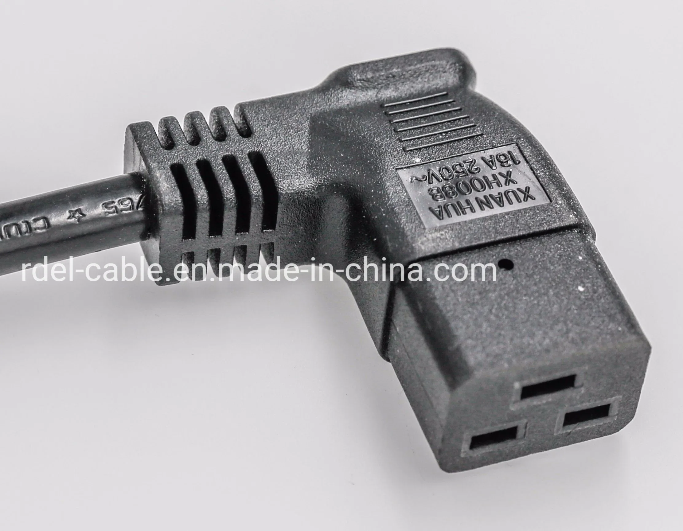 220V Aprovação VDE 3 Pinos IEC C19 C20 para C13 C14 Conector