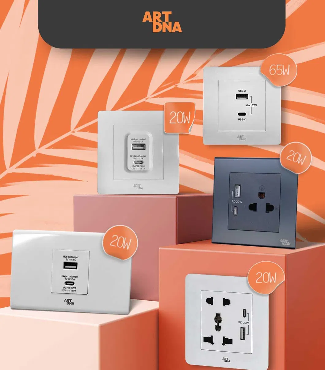 Tomada Universal com Portas USB para Acesso Fácil