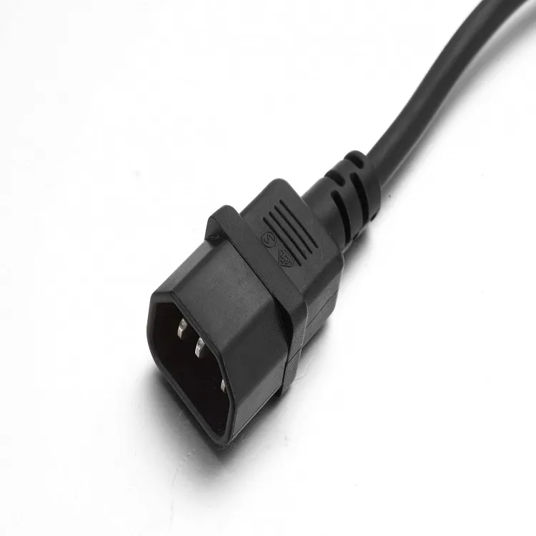Cabo de Alimentação Conector aprovado pela VDE Europeu 10A 250V IEC C13 e C14