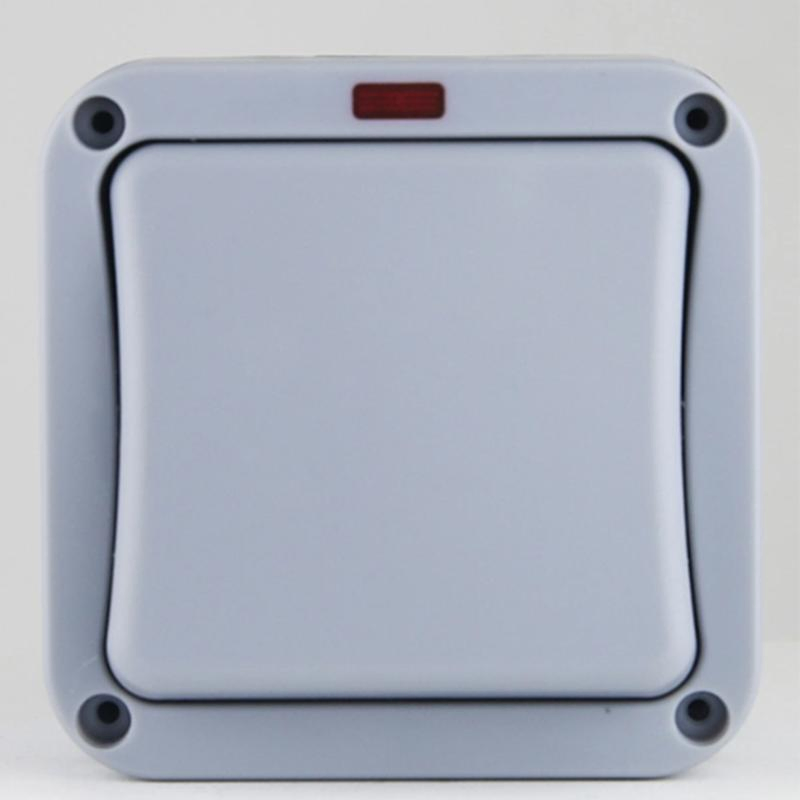 Wp12 20AMP 1gang 2way Interruptores à prova d'água IP66 Impermeável