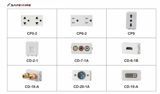Cp8 Caixa de Piso para Dados Multimídia de Tomada Elétrica