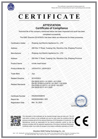 Certificação CE EMC