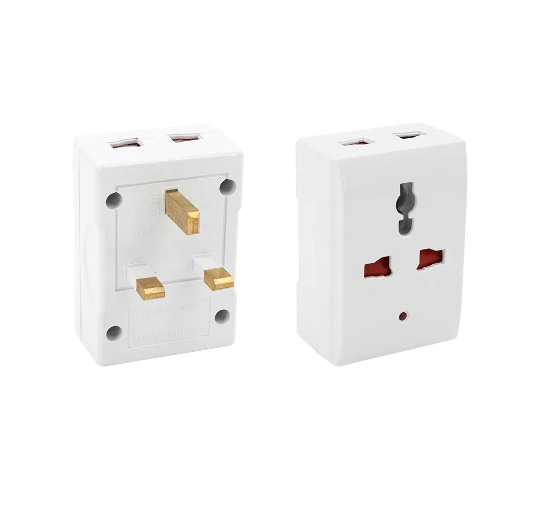 Adaptador de Plugue Multi Universal 3 para Socket UK 3 Camadas Tanzânia