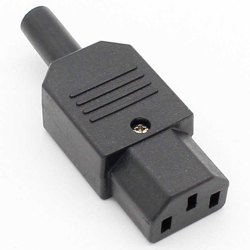 Conector Fêmea Reto Reversível de Alta Qualidade IEC320 C13 Substituir Px0587