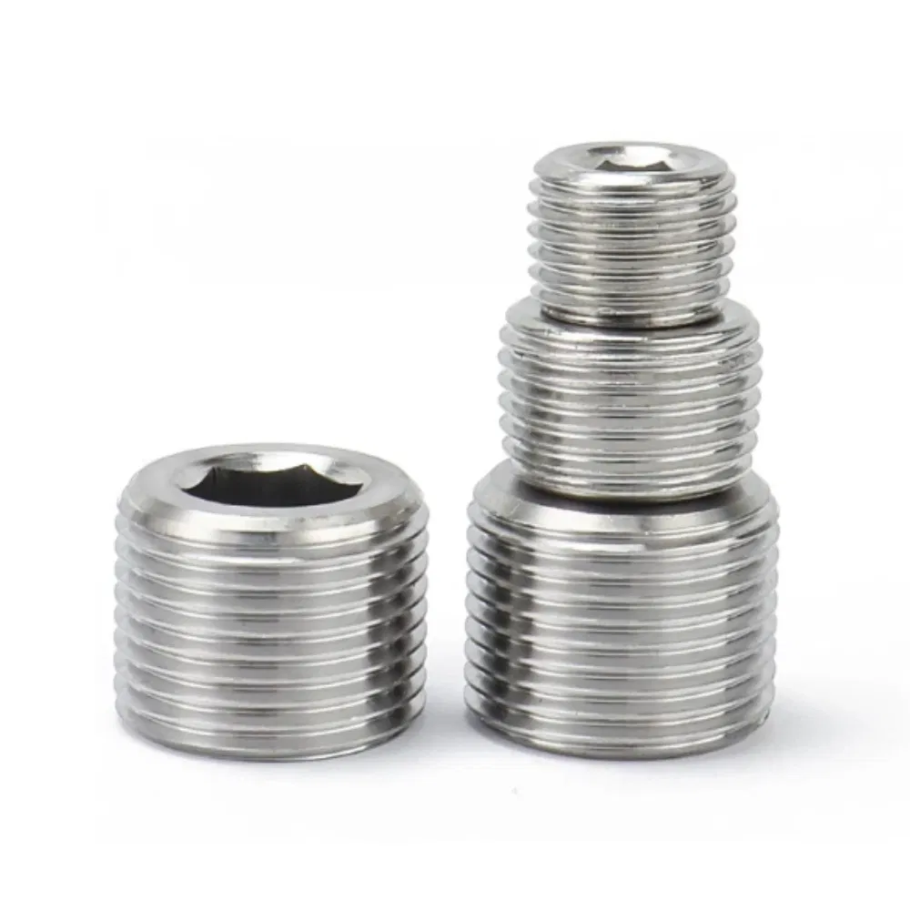 3000 Plugue de Tubo Hexagonal Forjado Lb, Plugue Rosqueado de Aço Inoxidável de Alta Pressão para Sistemas de Controle de Processos