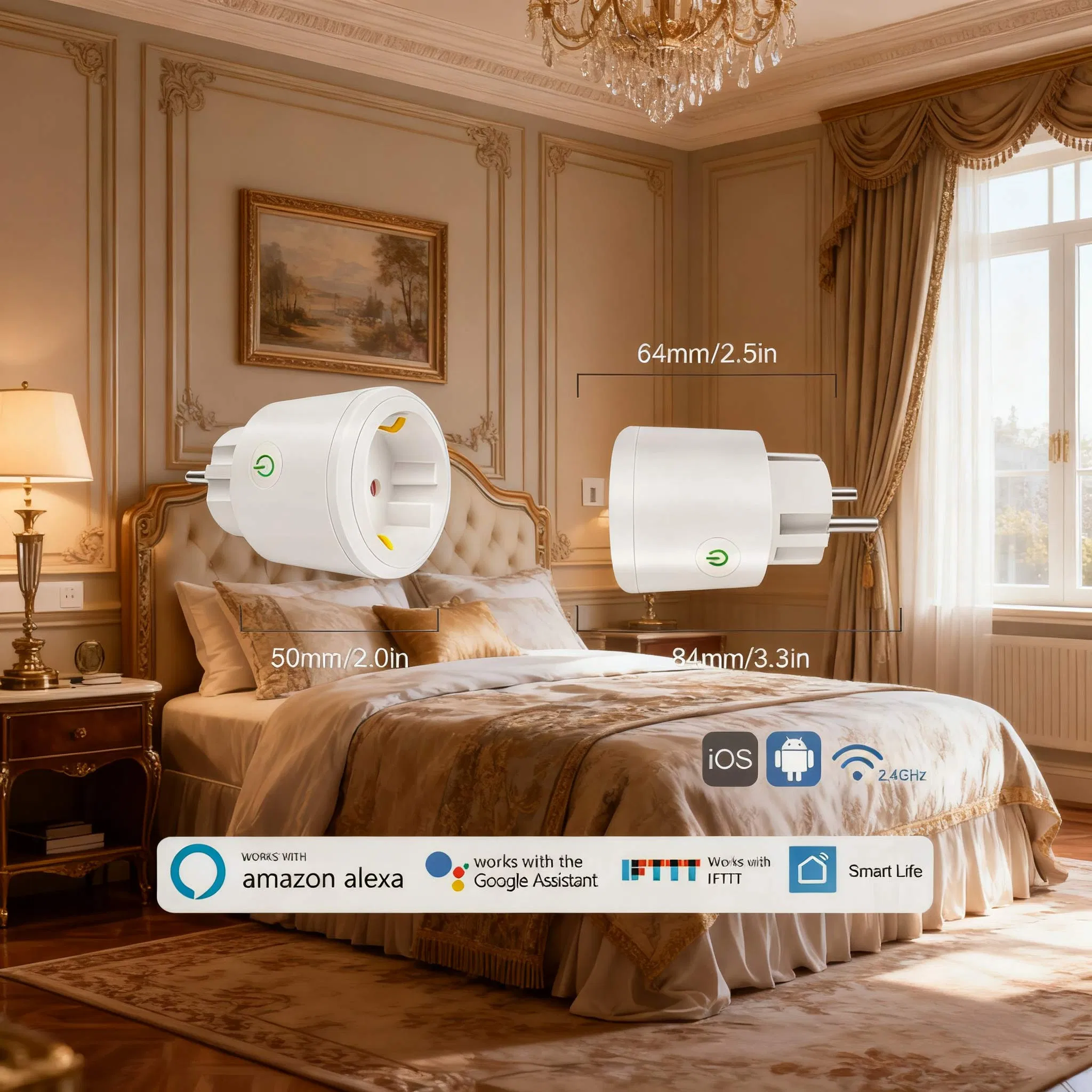 Tomada Inteligente WiFi de Parede por Atacado Zigbee EU/UK 20A 16A Plugue de Energia Inteligente WiFi com Alexa Google Monitor de Energia APP Remoto