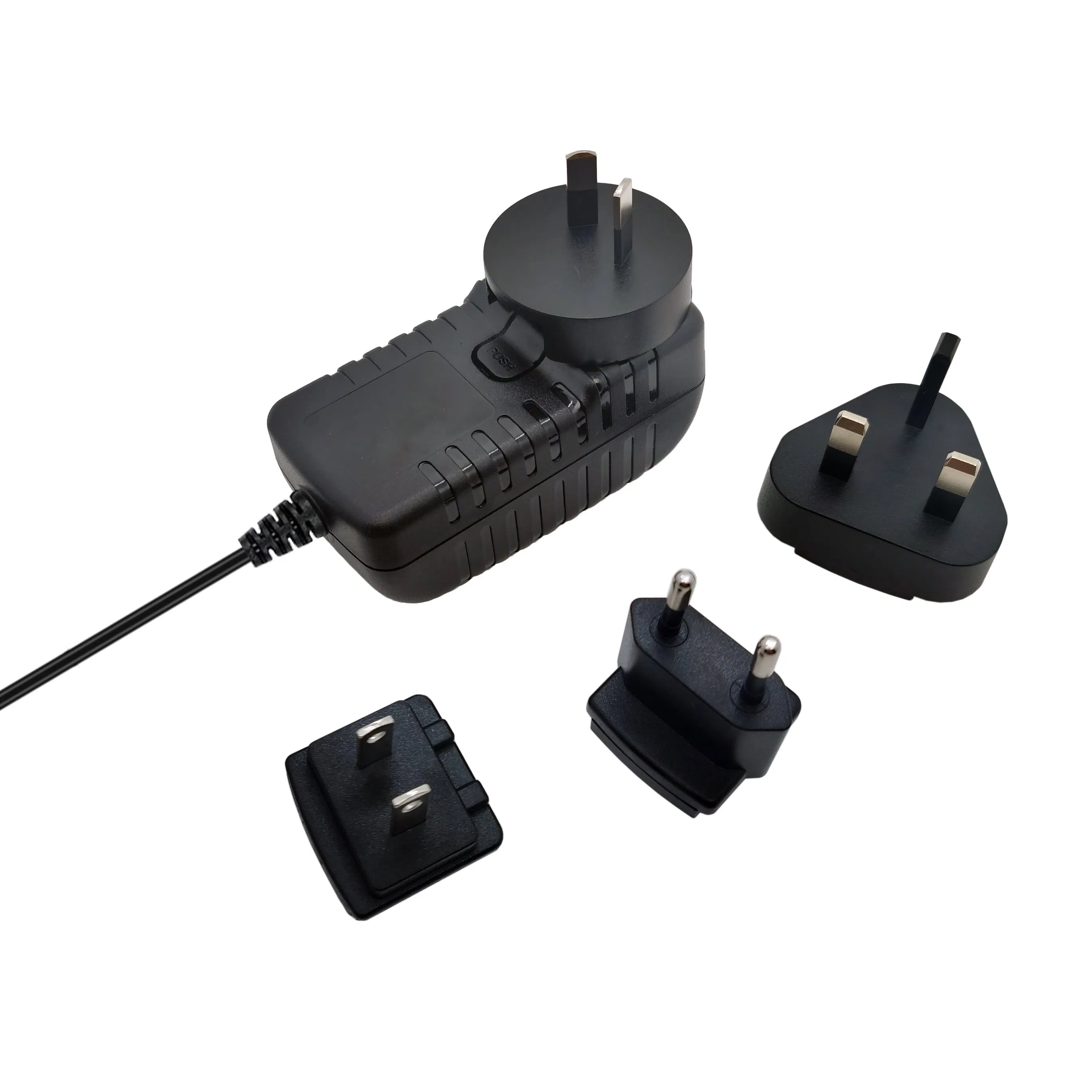 Chuangkesheng UE/EUA/AU/Reino Unido 12V 2.5A Adaptador de Plugue Multi Socket 30W 12V 2.5A Adaptador de Viagem Internacional Rápido Aebi 12V Adapters-24V