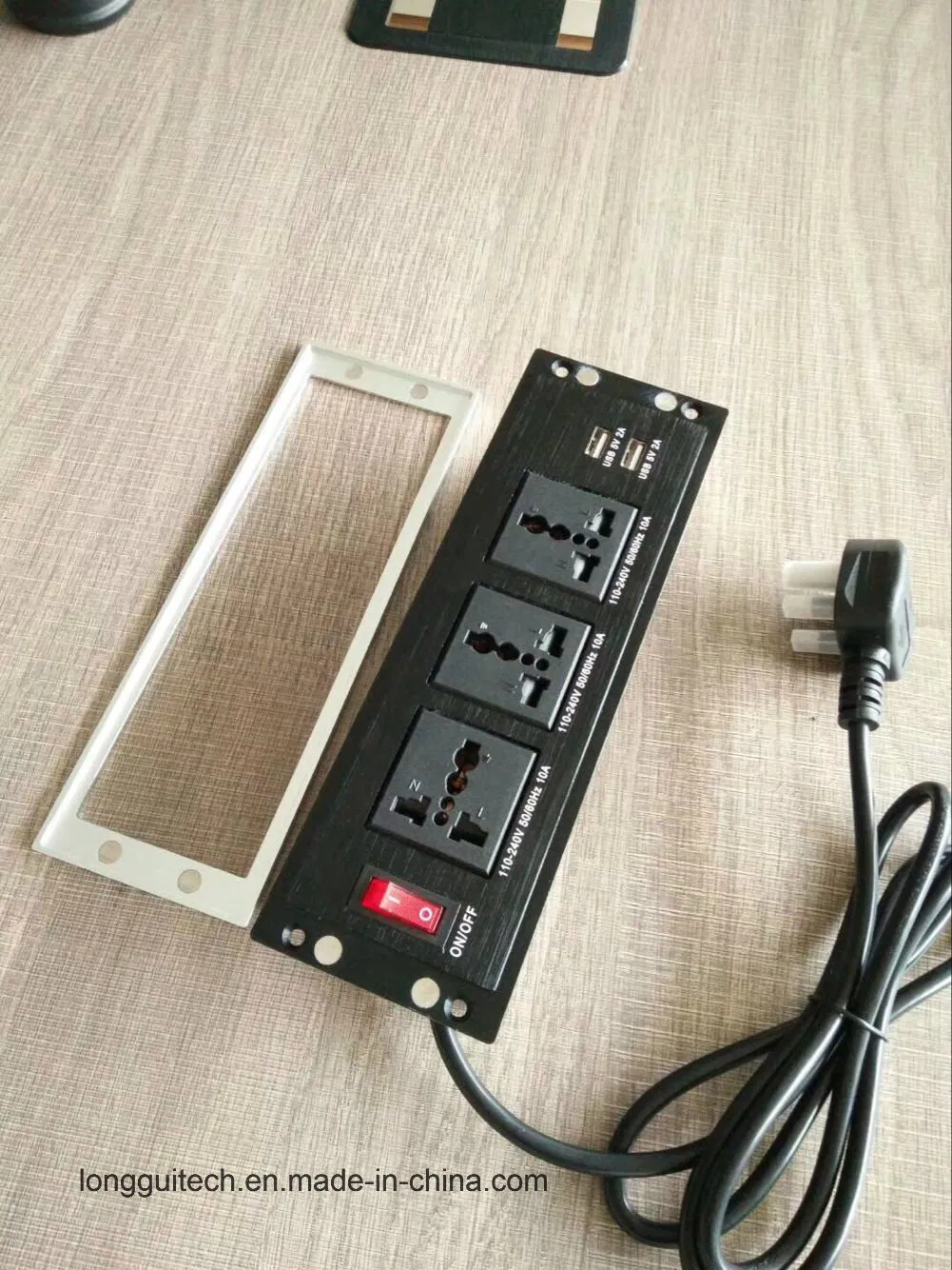 Placa de Parede com Soquete USB de Carregamento Rápido Lgt-Ws 04
