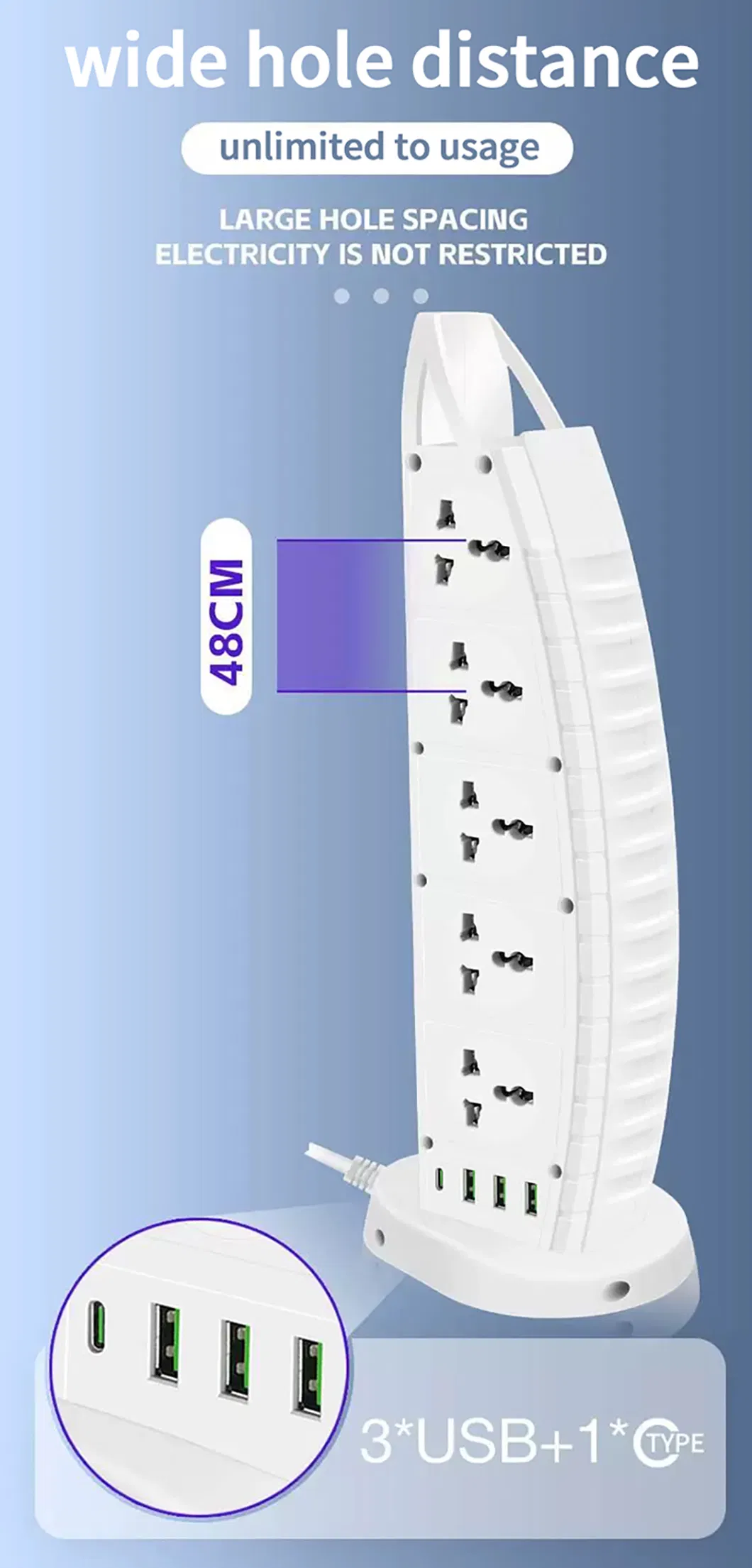 110V-250V 2500W Protetor de Surto de Alta Potência Filtro de Linha