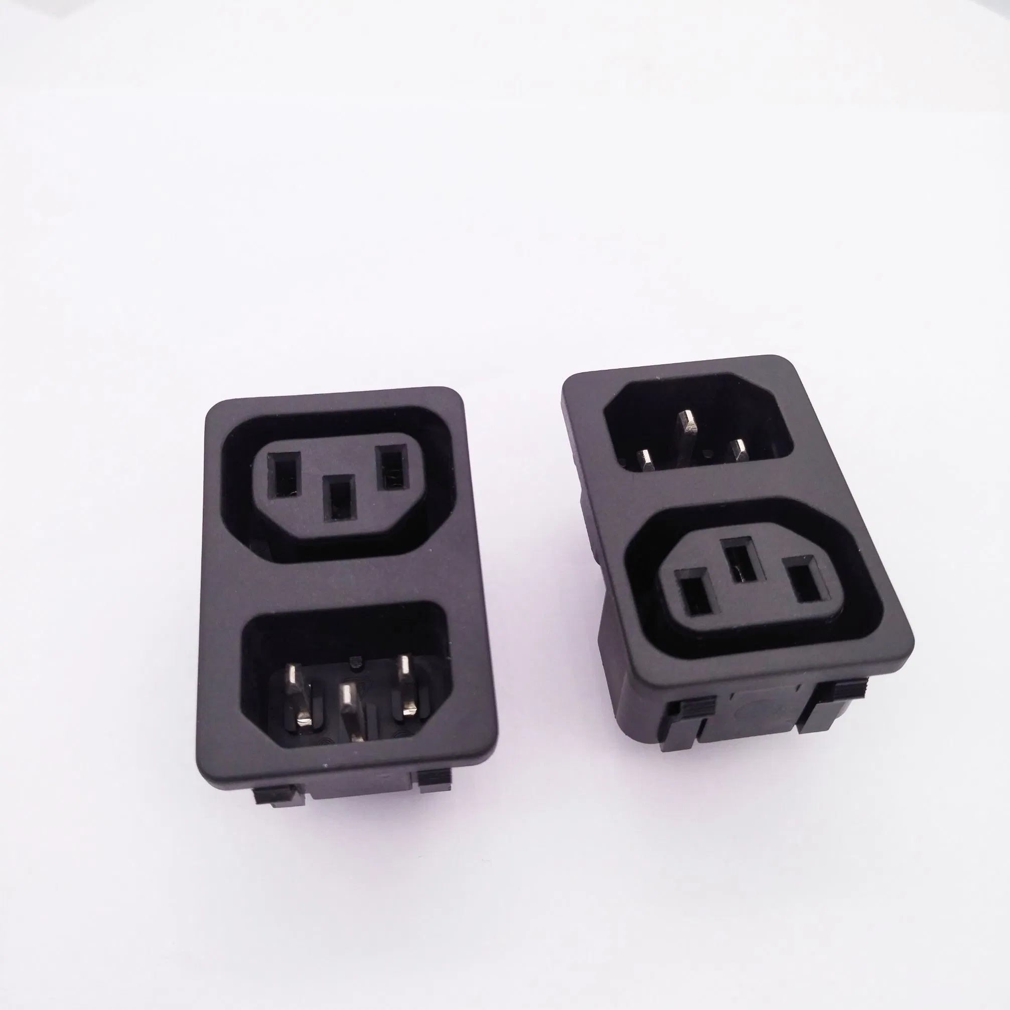 Conector de Alimentação de Painel Montado UL 10A IEC 60320 C14&C13