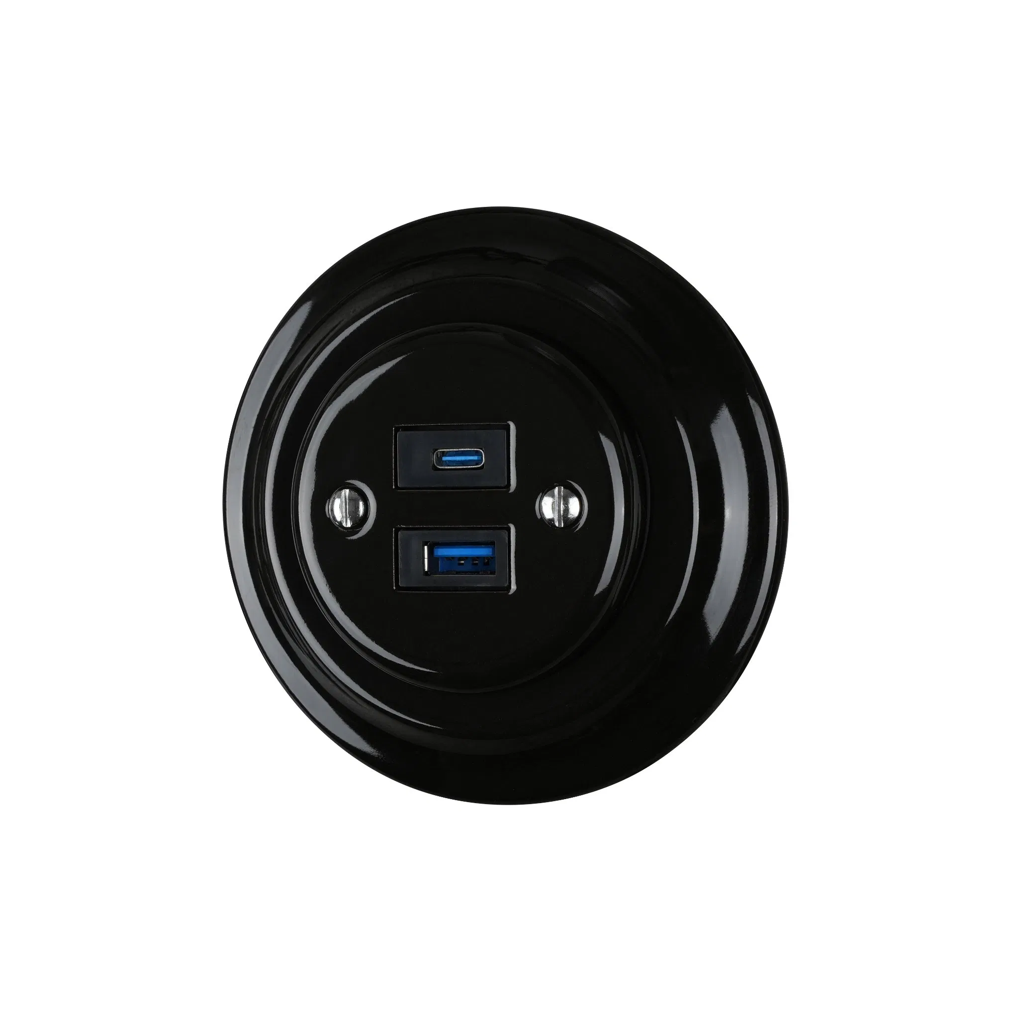 Tomada de Carregamento USB a&C do Reino Unido 5V 4A Montada na Parede Flush