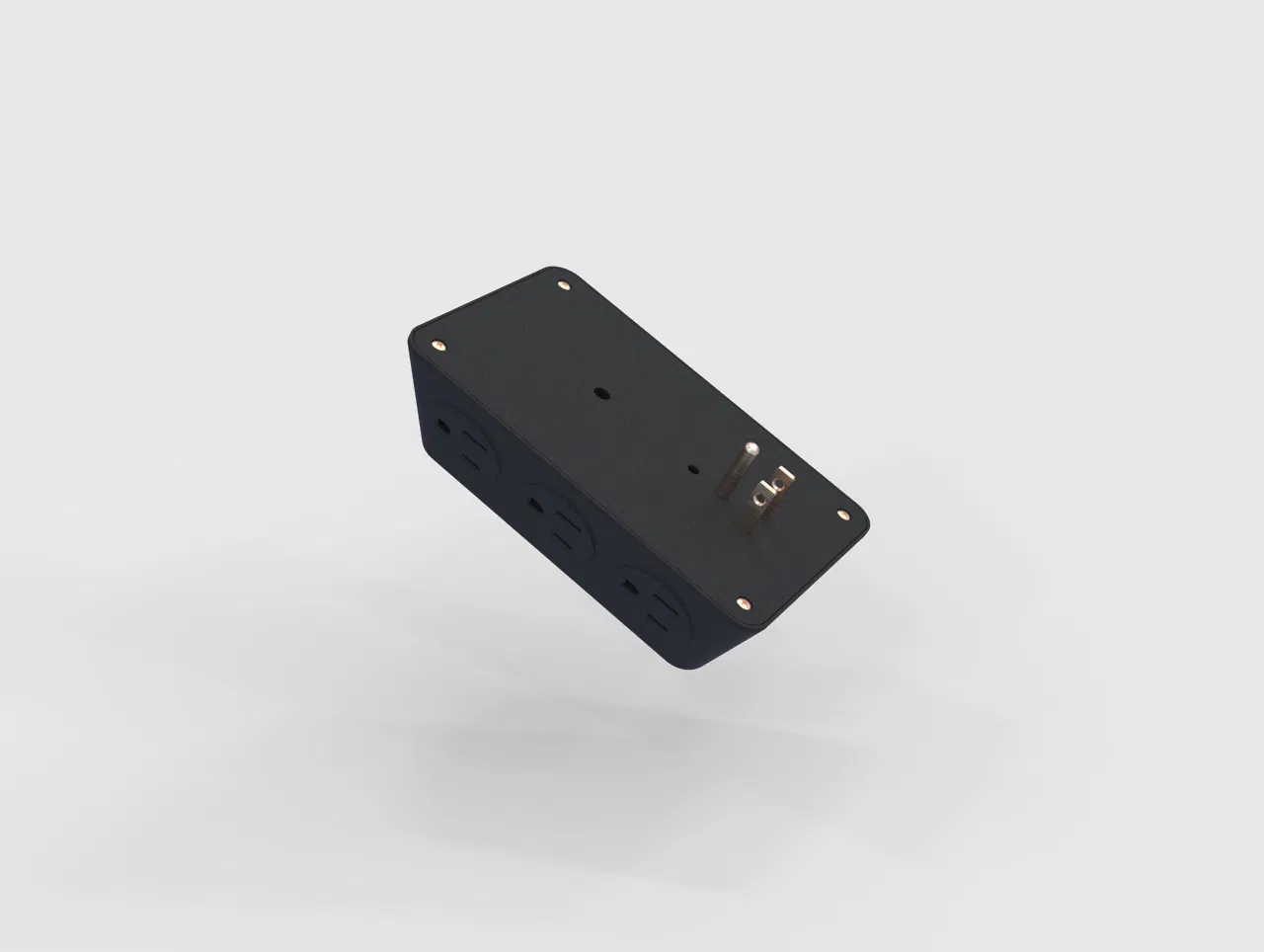 12 em uma régua de energia USB com proteção contra surtos