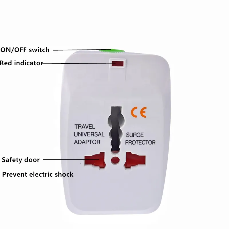 Melhores Vendas Mundialmente Carregador Presente Promocional Adaptadores de Viagem Adaptador Universal Adaptador de Viagem Plugue Internacional Plugues e Tomadas Elétricas