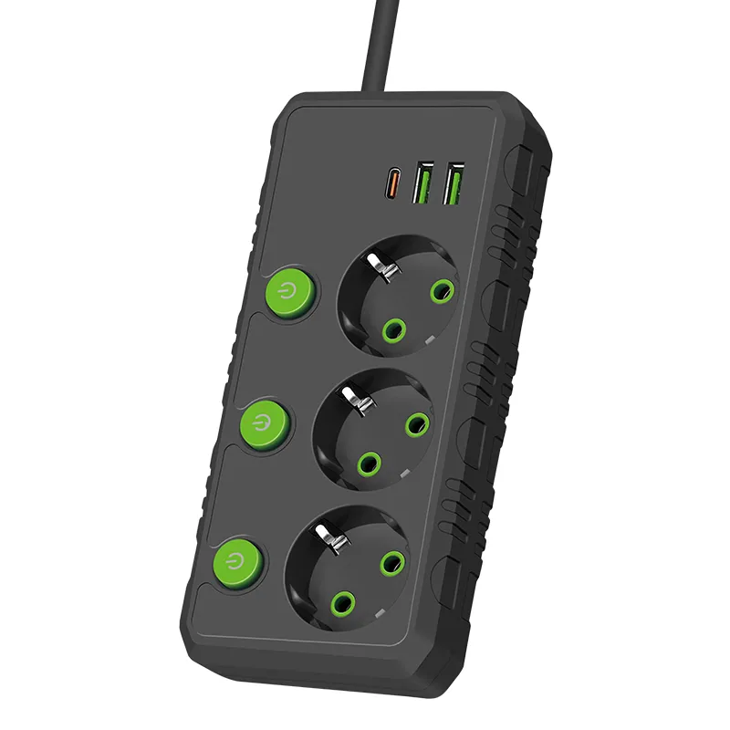 2500W Fita de Potência Alta da UE 2 M Fio Interruptor Independente de Fita de Potência