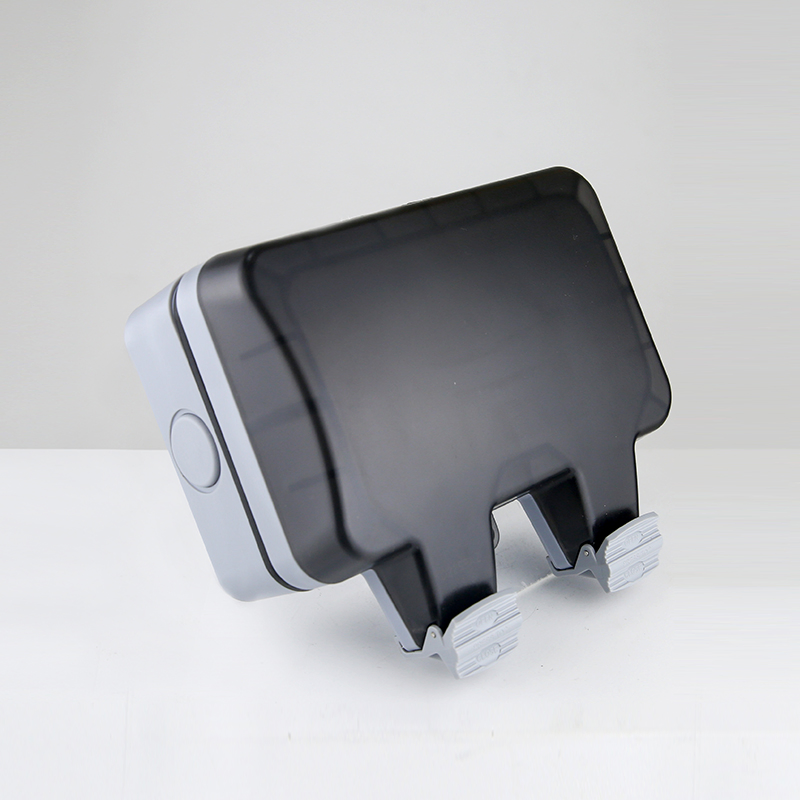 Caixa de Interruptor de Luz de Gang à Prova de Tempo para Exterior e Interior IP66 Capa de Material ABS PC 2 à Prova d'Água e à Prova de Poeira
