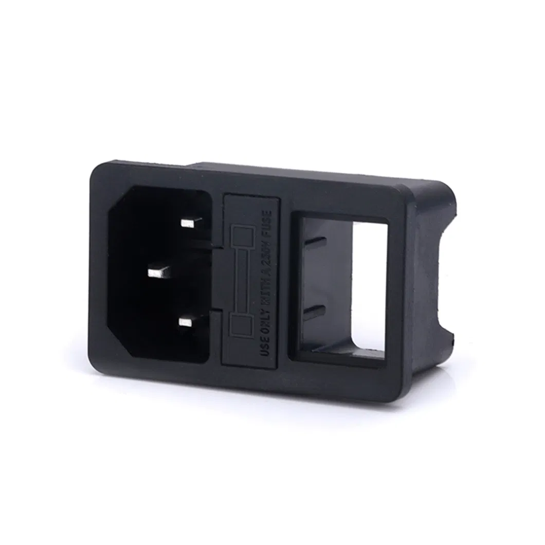 10A 250V Conector de Energia Fêmea Macho Preto IEC C13 C14 Plugue 3 Soquete AC C13 Conector Macho