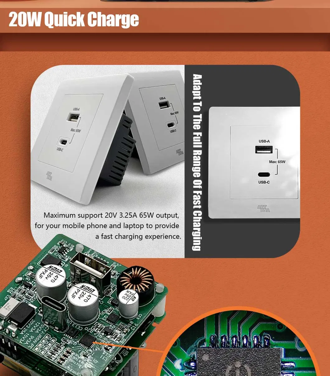 Tomada Universal com Portas USB para Acesso Fácil
