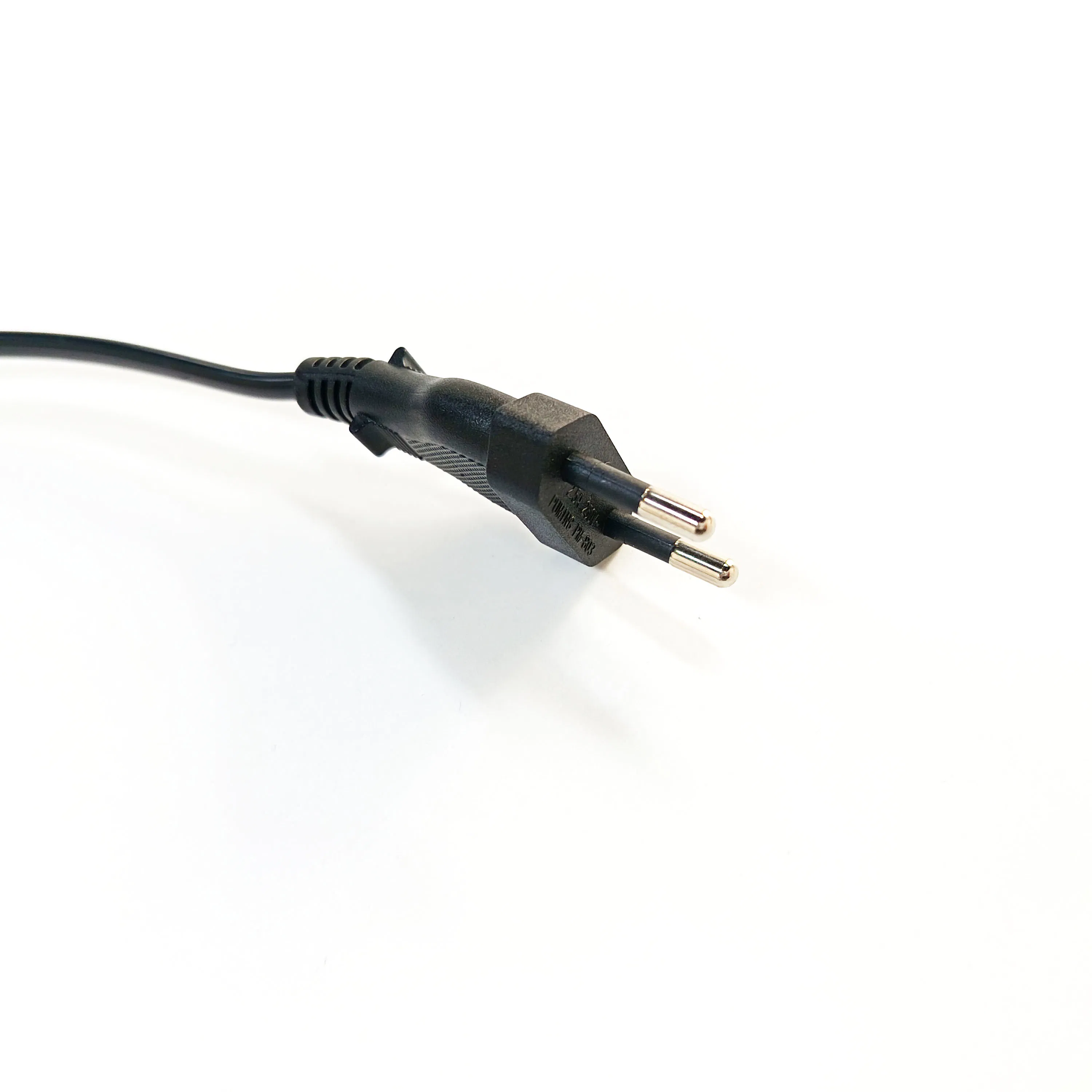 2pin Fonte de Alimentação da UE 2X0.75mm2 Cabo de Extensão Retrátil 2m