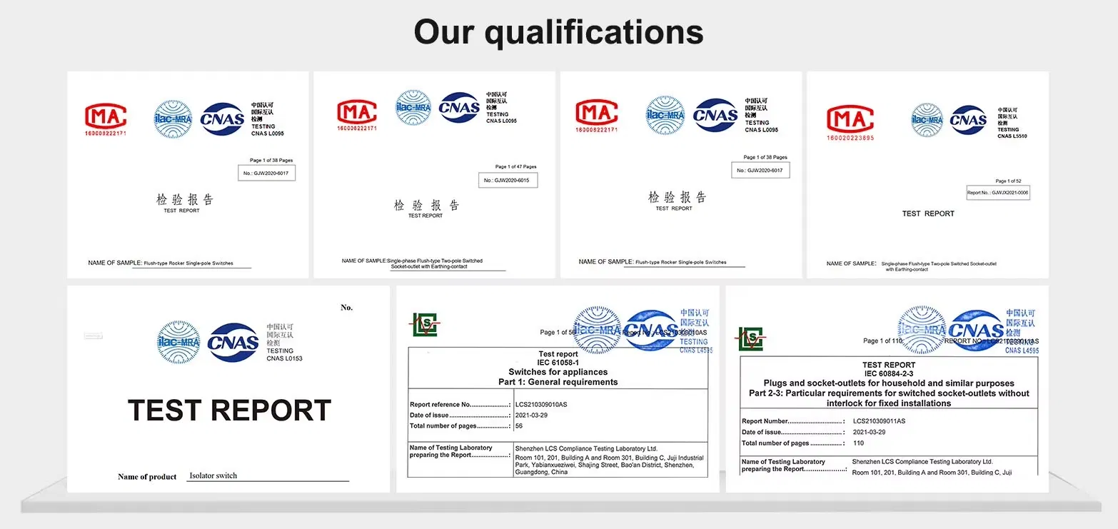 Certificação oficial de qualidade de produtos SABS e outros padrões